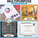 400 Pack Laminating Sheets, Holds 8.5 x 11 Inch Sheets, 3 mil, 9 x 11.5 Inches Thermal Laminating Pouches Lamination Sheet Paper for Laminator, Clear, Letter Size, Office and School Supplies