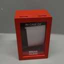 Funny Emergency Box w/Hammer (Large), Break in Case of Emergency Box, Personalized Unique Gifts for Men Women, Office Desk Decor, Random Things, White Elephant Gift for Friend Coworker Family