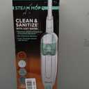 Shark Steam Mop with 2 Machine Washable Dirt Grip Pads, Removable Water Tank, Lightweight, Steam Cleaner for sealed Hard Floors, Marble, Stone, Hardwood, Tile, Laminate, White/Seafoam, S1000