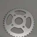 JNDO Mini Bike Sprocket 40T Sprocket 420 Chain 40mm bore Rear Sprocket Silver Replacement for Coleman BT200X CT200U CT200U-EX Go-Kart Baja Warrior TrailMaster Massimo MB165 MB200
