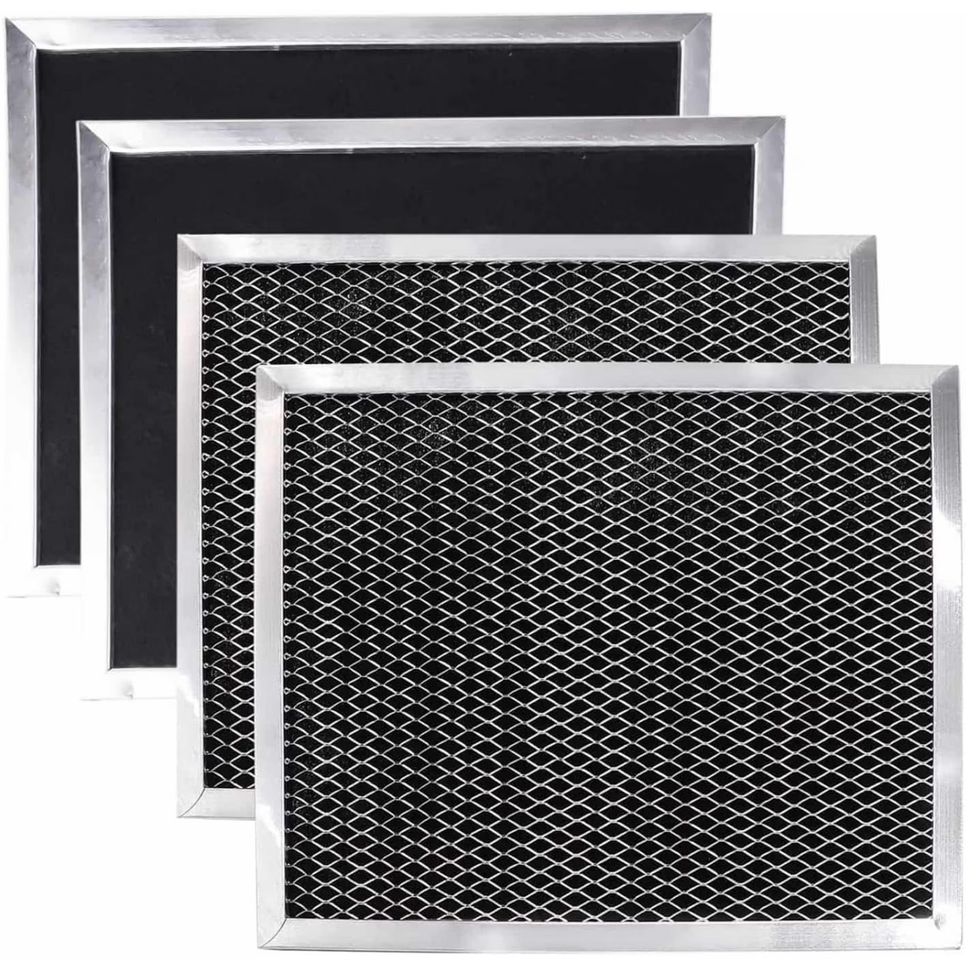 AMI PARTS Fits for B.Roan 97007696 Replacement Filter - 41F Range Hood Filter 10.5" X 8.75" For Stove Vent Fan, Oven Vent Filter With Aluminum Grease Mesh Charcoal Combo - 4 Pack AMI PARTS Fits for B.Roan 97007696 Replacement Filter - 41F Range Hood Filter 10.5" X 8.75" For Stove Vent Fan, Oven Vent Filter With Aluminum Grease Mesh Charcoal Combo - 4 Pack