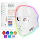 NEWKEY Red Light Therapy for Face, LED Face Mask Light Therapy for Wrinkles,7 Colors Red Light Therapy Mask,Korea PDT Technology Red Light Mask for Winkles
