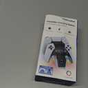 PS 5 Controller Charger Station Compatible with PlayStation 5 Faceplates Edge & Dual Controller, 9 Lightings PS 5 Accessories Charging Station, PS 5 Dock Stand with LED Indicator & On-Off Switch (Black & White)