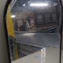 MZON 16 * 24 Inch Arched Black Mirror, Arched Bathroom Mirror, Arch Mirrors for Wall, Vanity, Entryway&Livingroom, Metal Frame&Tempered Glass, Anti-Rust, Modern Home Decor