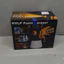 Paint Sprayer, 700W HVLP Spray Gun with Cleaning & Blowing Joints, 4 Nozzles and 3 Patterns, Easy to Clean, for Furniture, Cabinets, Fence, Walls, Door, Garden Chairs etc. VF803 (Yellow)