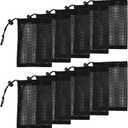 10 Pack Small Mesh Bags, Portable Nylon Mesh Storage Bags for Travel Stuff Organizing, 6 X 4inch