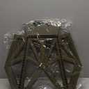 18" Folding Step Stool Chair, 500lb Capacity - Collapsible Stool with Handle, No Assembly, Non-Slip Textured Surface - for Kitchen, Bedroom, Camping, Portable Stool, Green 1 Piece