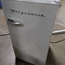 Frigidaire Retro Compact Fridge with Chiller, 3.2 cu ft Countertop Fridge with Built-In Bottle Opener, Compact Refrigerator for Office, Bedroom, Dorm Room or Cabin - 16.5"D x 19"W x 31"H (Moonbeam)