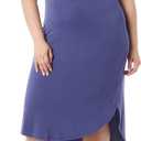 Amazon Essentials Women's Jersey Regular-Fit Sleeveless v-Neck Midi Dress (Previously Daily Ritual) (Medium Blue)