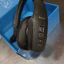 BlueParrott B450-XT Mono Bluetooth Wireless Headphones 96% Noise Canceling Over Head Trucker Headset with Mic, All Day Comfort Padded Headband, 300 ft. Wireless Range, 24 hrs. Talk Time, Black