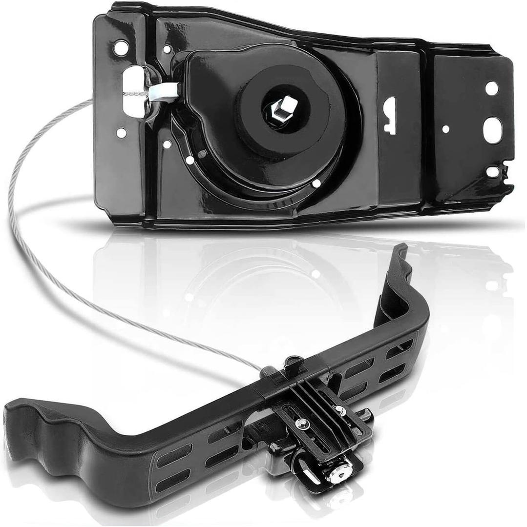 A-Premium Steel Spare Tire Carrier Spare Wheel Hoist with Cable Compatible with Chrysler Town & Country 2009-2016, Dodge Grand Caravan 2009-2018, Ram C/V 2012-2015