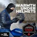 Tough Headwear Balaclava Ski Mask for Men & Women - Motorcycle Shiesty Mask - Thermal Winter Face Masks - Men's Pasamontaas (Black)