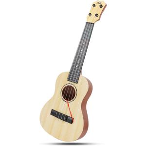 Raimy Kids Ukulele Guitar - 21inch 4 Strings Guitar Children Musical Instruments Educational Toys with Picks for Toddler Kids Boys Girls Beginner (White)