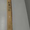 Tension Curtain Rod by EZFurni, 42 to 123 Inch, Heavy Duty Tension Rod for Windows, Anti-Slip White Curtain Rod Spring Tension, Adjustable Spring Loaded Curtain Rods No Drilling, Easy Install