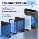 5510 5520 Air Purifier Filter Q Replacement for Winix 5510 5520 PlasmaWave Air Purifier, High Efficiency and Activated Carbon Filter Combo Pack, Part # 1712-0123-00, 2 Set