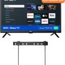 ONN 24-Inch Class HD 720p Smart TV + Free Wall Mount with Wi-Fi Connectivity and Mobile App | Flat Screen TV | Compatible with Home Kit | Alexa and Google Assistant