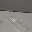 2-Pack Value Acrylic Napkin Holder, Clear Waterproof Vertical Guest Towel Holder, Disposable Hand Towels Tray for Bathroom/Hotel/Kitchen/Dining Table