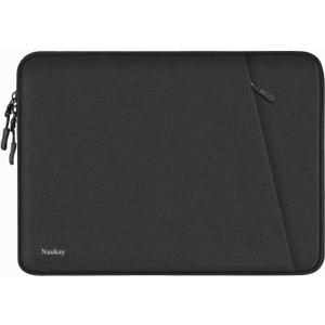 Laptop Sleeve Case 13.3 inch, Shockproof Protective Computer Cover with Accessories Pocket, Portable Laptop Bag Compatible with MacBook Air/Pro 13-13.3 inch, Compatible for MacBook Pro 14 inch, Black | Shockproof, Black