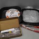 Kordisen Nonstick Grilling Pan with Lid for Stove Tops, 11 Inch Square Grill Pan for Indoor Cooking, Granite Coating Grill Skillet with Pour Spouts, Versatile Griddle, Induction Steak Pan, PFOA Free (Black)