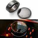 Multi Media Control Knob Cover for BMW F10 F20 F30 iDrive Car Big Multi Media Knob Black Button Trim (Fits NBT Controller Only)