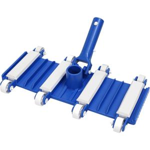 Pool Vacuum Head with Wheels,14" Heavy Duty Head, Pool Cleaner Vac Head, Flexible Swimming Pool Vacuum Head with Swivel