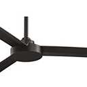 MINKA-AIRE F624-CL Roto XL 62-Inch Outdoor Ceiling Fan In Coal Finish