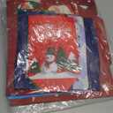 Christmas Gift Bags Assorted Sizes, Extra Large/Medium/Small 12PC Christmas Tote Bags with Handles, Heavy Duty Non-Woven Christmas Shopping Bags, Party Favor Bags, Large Holiday Bags for Presents Bulk