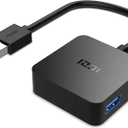 ICZI USB 3.0 Hub, 4 Ports USB Splitter Multiple Extender for Laptop, PC, MacBook, Mac mini, iMac, Surface Pro, Mobile HDD