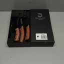 DRAGON RIOT Professional Butcher Knife Set for Meat Processing, 3Pcs High Carbon Steel Hand Forged Serbian Cleaver Chef Knife Set with Ergonomic Handles for Kitchen Outdoor Cooking