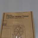 Diivoo Brass Sprinkler Timer, IP66 Waterproof Programmable Hose Timers for Watering with Large Display, Rain Delay & Manual Mode for Outdoor Automatic Irrigation of Garden, Lawn, Yard