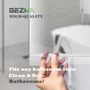 2-Pack Frameless Shower Door Bottom Seal (1/4'' X 39'') Clear Glass Shower Door Seal Strip Shower Door Sweep can Covers up to 22mm Gap - Stop Leaks