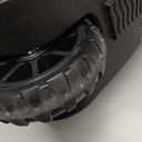 Stroller Travel Bag with Wheels Compatible with UPPAbaby Vista, Vista V2, Cruz V2, Rolling Gate Check Stroller Storage Bag for Airplane, with Dual Handles, Luggage Tag, Reflective Strip, Black