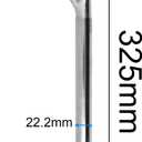 Adjustable Quill Stem,Alloy 90mm Bike Handlebar Stem 325 Tube Extension for MTB, Road Bike