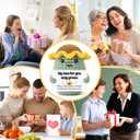 2 x Agantree art Valentines Day Decor Gifts for Lovers Boyfriend, Girlfriend, Men's Valentines Gifts Women Men for Couples, Wife, Husband, Handmade Crochet Sunflower Potato