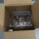 Lukzeezo Clear Bath Toy Storage With Suction Cup, Large Bath Toy Holder, Reusable Bath Toy Organizer, Suction Cup Shower Caddy, Remove Without Adhesive