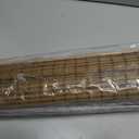 LazBlinds No Tools No Drill Cordless Bamboo Roman Shades, Light Filtering Window Treatment, Roll Up Bamboo Blinds for Windows 38'' W x 48'' H, Eastfield Teak