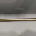 Ivilon Tension Curtain Rod - Spring Tension Rod for Windows or Shower, 24 to 36 Inch. Warm Gold