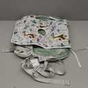 Baby High Chair Cover Replacement, Reversible & Waterproof High Chair Cushion Pad Home & Restaurant use, Includes 5-Point Harness Strap, Chair Not Included - Green