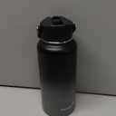 Water Bottle Insulated 32oz 40oz 64oz 128oz Straw Lid Spout Lid & 3 Lids, Leak Proof, Vacuum Insulated,Stainless Steel Water Bottle Wide Mouth for Sports, Gym or Office (Shadow)