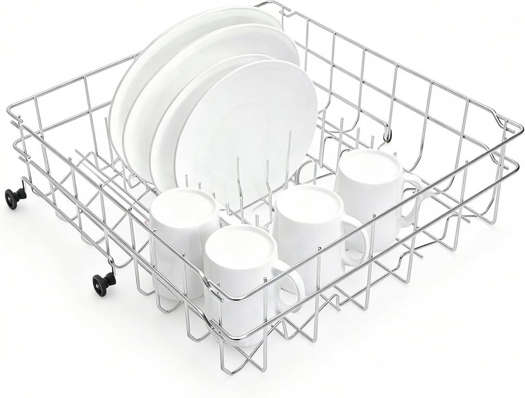 5304535380 Dishwasher Upper Rack Replacement for Kenmore, Crosley, Frigidaire Compatible with Part Numbers 154331502, 5304498202, 5304498220, 5304517202, 5304517201, AP7215765