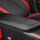 INTGET Car Center Console Armrest Cover for Toyota Camry Accessories 2018-2024 2019 2020 2021 2022 2023 Interior Camry SE/XSE Arm Rest Seat Cover Middle Console Lid Protector (Carbon Fiber Texture)