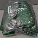 TURSTIN 4 Packs Satin Tablecloth 102 x 58 Inch Overlay Satin Table Cover Rectangle Bright Silk Tablecloth Smooth Fabric Table Decoration for Wedding Banquet Party Events, Dark Green