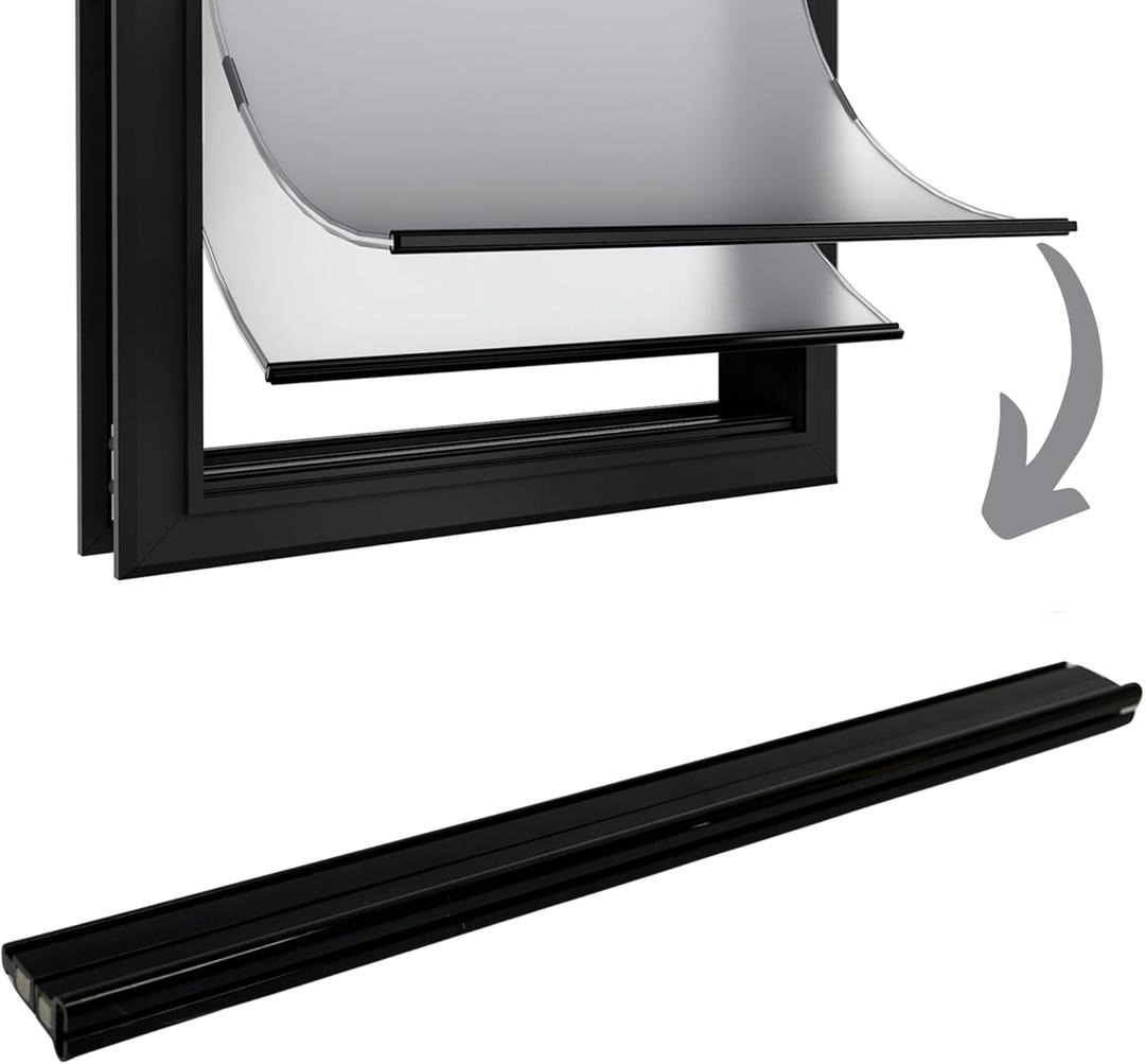 URSPET L Aluminum Dog Door Replacement Magnetic Strip at The Bottom, Set of 1
