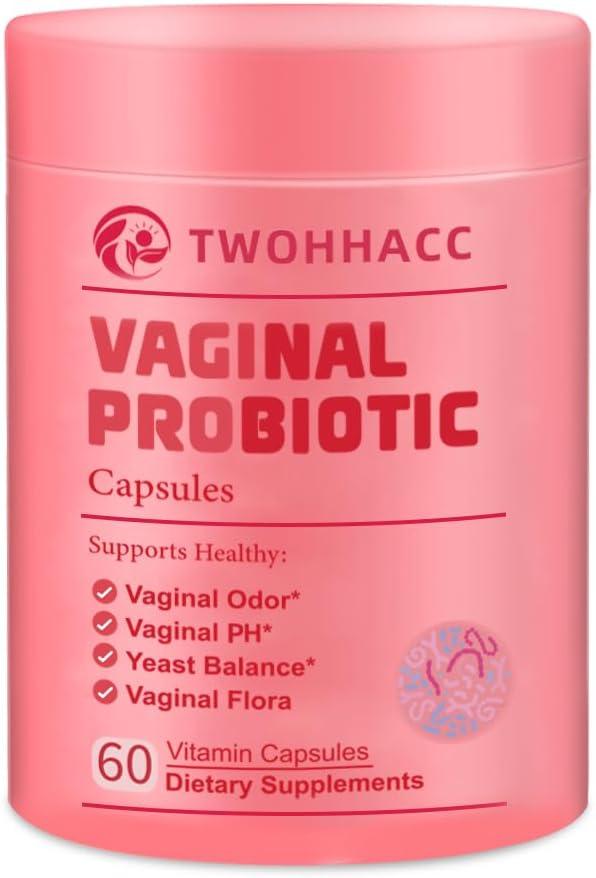 Probiotics for Women PH Balance Digestive Urinary 5 Billion CFU 4 Strains Promote Healthy Vaginal Odor and Vaginal Flora 60 Ct Oral Probiotics