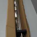Brushed Nickel Double Curtain Rods, Double Curtain Rods for Window 48 to 84 Inch, Telescoping Double Decorative Drapery Rods with Urn Finials, 1-Inch Front and 5/8 Inch Back Double Rod Curtain Rods