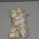 1" Round Rubber Chair Leg Tips Caps, Chair Leg Floor Protectors, Non-Slip Chairs Legs Caps, Stool Feet Protectors Cap, Folding Metal Chairs Legs Tip Replacement (White, 24 Pack)