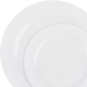Mint Collection Plates, White, Combo 24-7.5" + 12-10", Case of 288 (8 packs x 36)