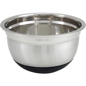 Winco 8 Quart Heavy-Duty Stainless Steel Mixing Bowl with Non-Slip Base
