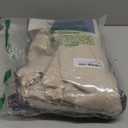 INOVADAY 100% Blackout Curtains for Bedroom, Black Out Curtains 84 Inch Long, Clip Rings Linen Blackout Drapes, Thermal Insulated Room Darkening for Living Room, 2 Panels  Beige,W50xL84