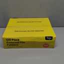 Colored File Folders Letter Size, 120 Pack 6 Colors Bright Folders 1/3 Cut Tabs, Assorted Pastel Color Office School Buiness Folders for Filing Organization, Paper File Folder Bulk Set